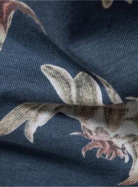 青年碎花短袖翻领poloT恤 Men's short sleeve lapel poloT s