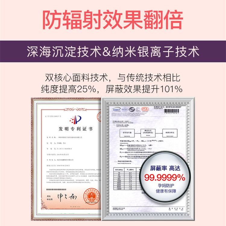 禾达安正品孕妇防辐射衣服防辐射服 禾达安防辐射裙