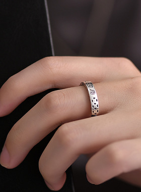 吉言戒指男士款复古民族风男生开