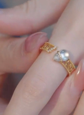 年镂空花丝葫芦戒指女宫廷风小众