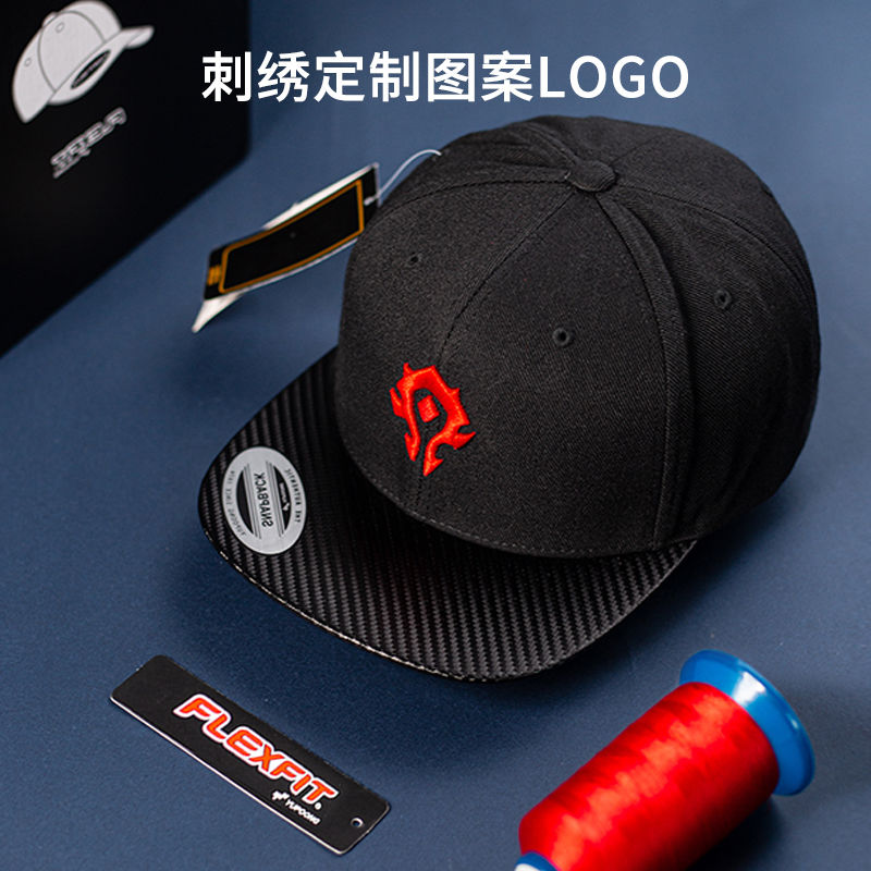 FLEXFIT帽子DIY定制LOGO刺绣棒球帽鸭舌帽广告帽个性定做刺绣图标 - 图0
