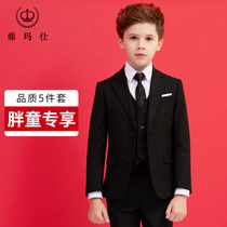 Tripod Marsee children suits suit big code boy flower boy flower gown Korean version CUHK Tong Fat Boy Little West suit jacket