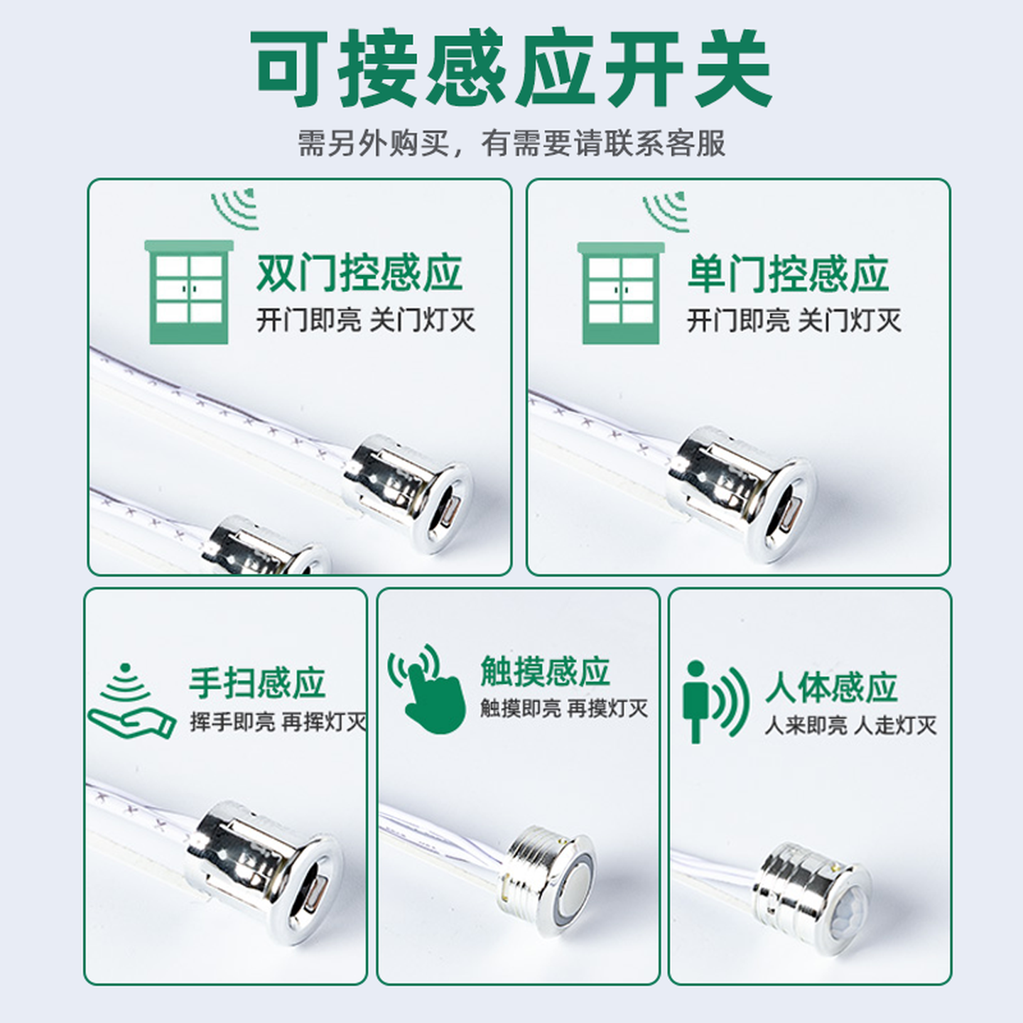 免焊接线条灯led感应灯带嵌入式橱柜衣柜酒柜手扫人体智能接线槽,淘宝优惠券,粉丝福利购,淘宝优惠卷