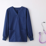 Униформа врача подходит для мужчин и женщин, униформа медсестры, тонкий летний рабочий лонгслив