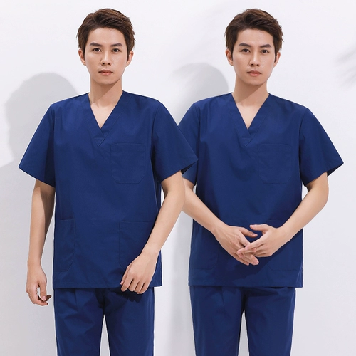 Униформа врача подходит для мужчин и женщин, униформа медсестры, тонкий летний лонгслив