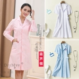 Летняя униформа медсестры, летняя одежда, летний белый халат, рабочий комплект, короткий рукав, для салонов красоты, большой размер