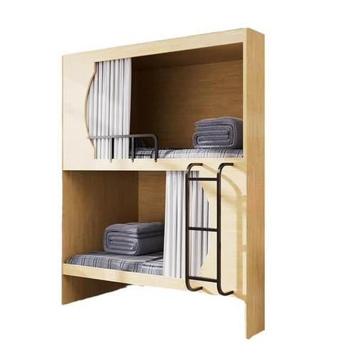 学生宿舍公寓床电竞房太空舱酒店双层床全包高低床员工宿舍上下床 - 图3