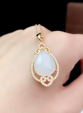 水滴形吊坠空托裸石戒面