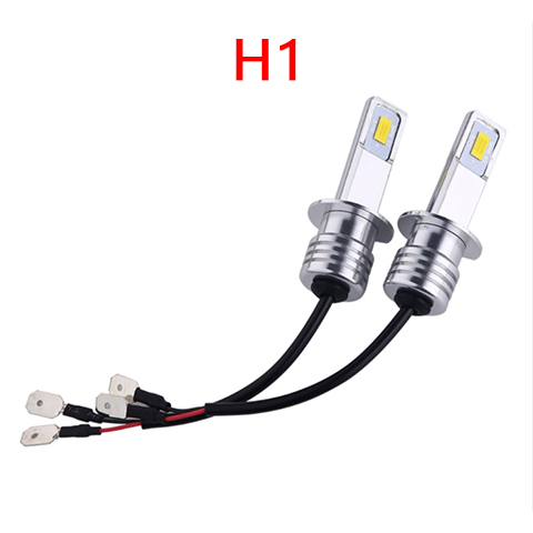 高亮LED汽车大灯H7进口3570芯片H1H4H3白光黄金光12V24V通用80W - 图3