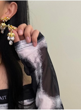 级耳坠复古结婚礼服项链配