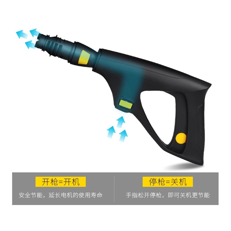 MGN-X1原装洗车机配件对接头高压水管铜接头泡沫壶清洗机专用出水-图3