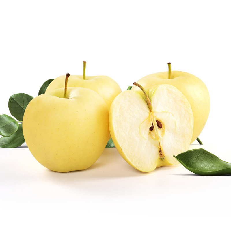 黄元帅10黄蕉面烟台应季斤苹果粉 顾一苹果