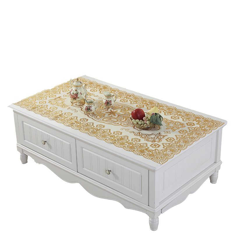 镂空烫金餐垫包邮蕾丝椭圆形餐桌布PVC茶几垫防油防水软垫子免洗,淘宝优惠券,粉丝福利购,淘宝优惠卷