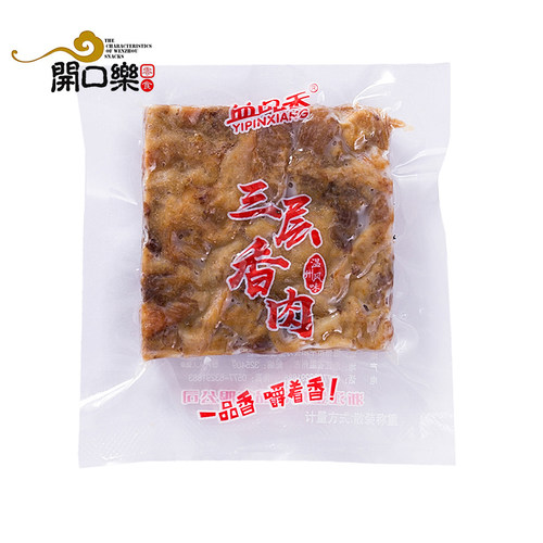 金恩益品香猪油渣猪肉条 猪油渣 温州风味 香酥肉500克大块即食 - 图2