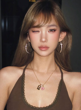 十字架圈圈5cm耳环小众高级感女