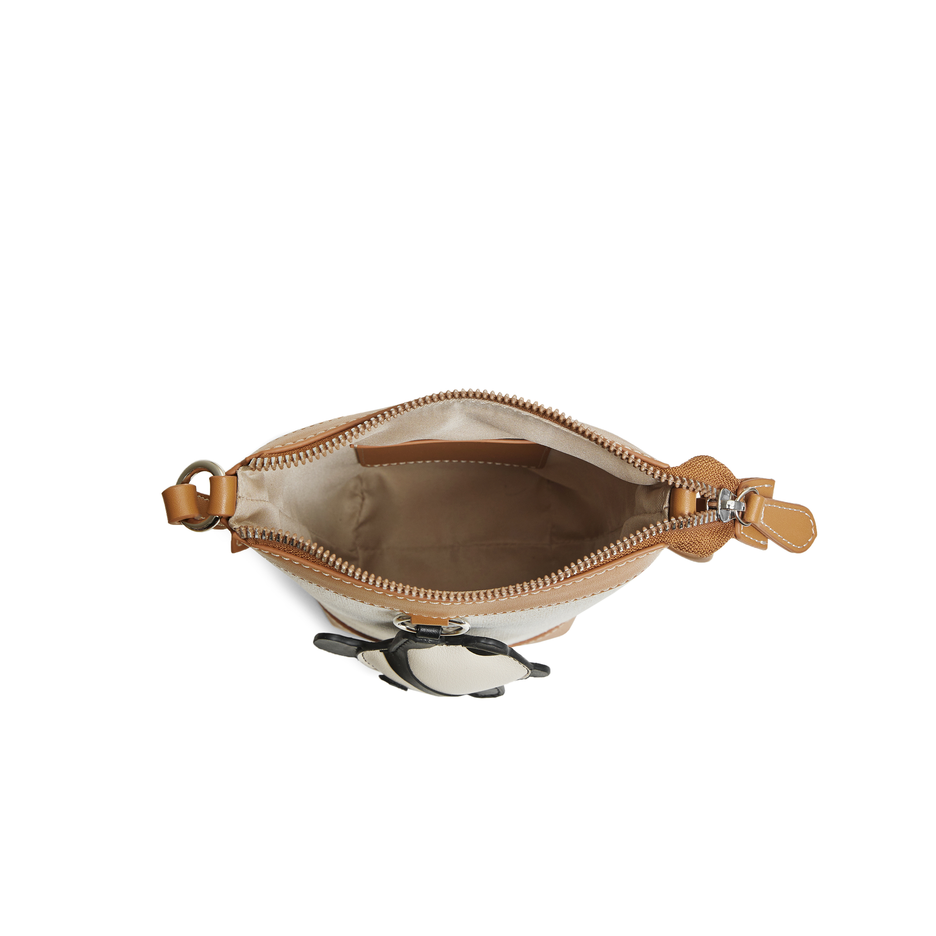 天美意简约时尚包包女休闲水桶包单肩斜挎包2025冬季新款X3182DX5 - 图1