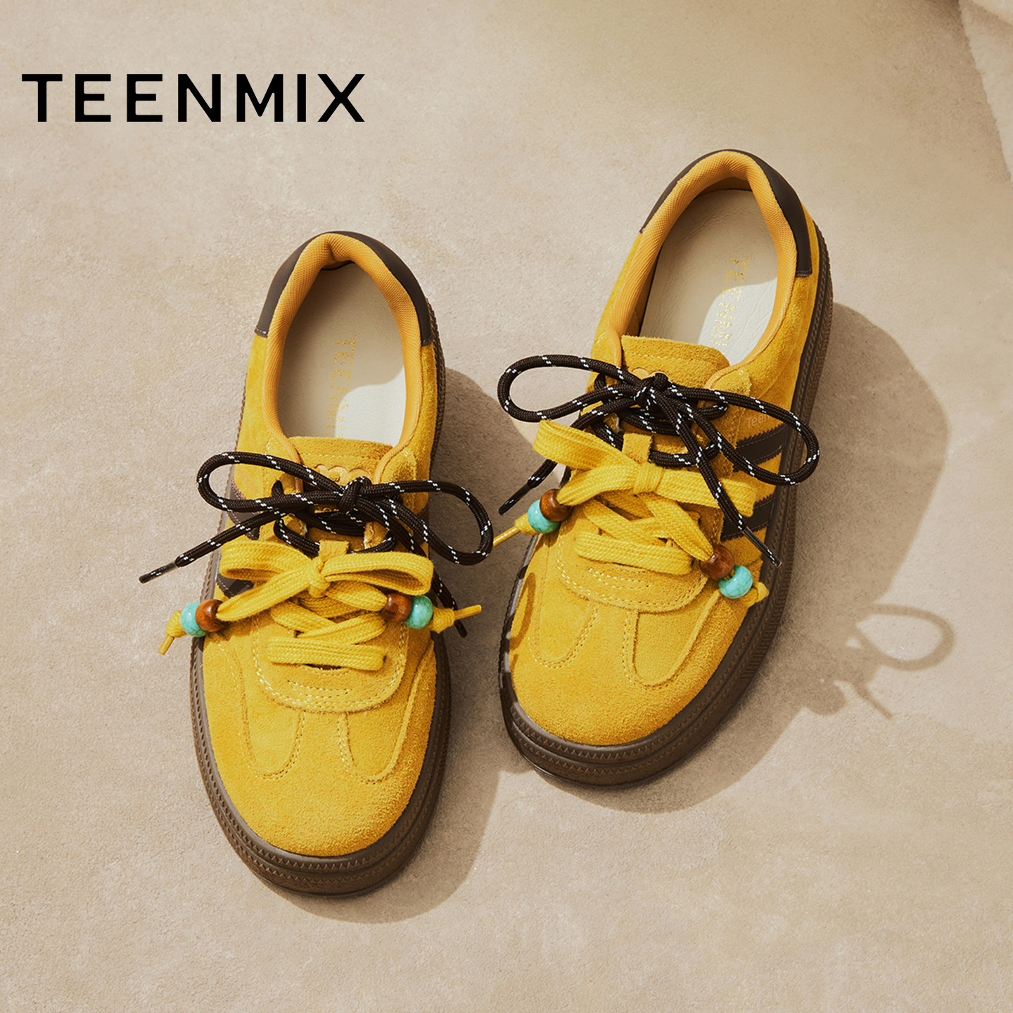 【新年礼物】天美意双鞋带厚底增高红色阿甘德训鞋女新款运动板鞋,淘宝优惠券,粉丝福利购,淘宝优惠卷