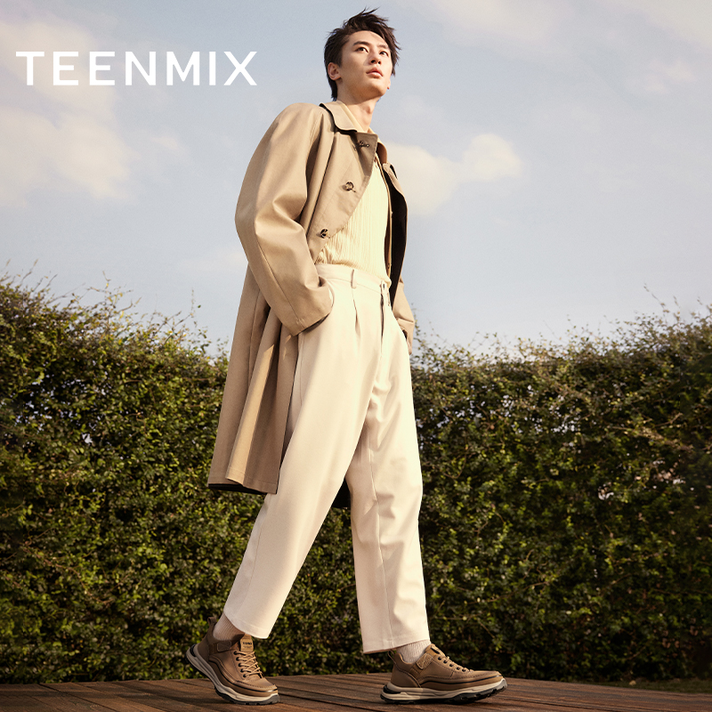 天美意冬新款商场同款英伦复古户外工装鞋男休闲鞋3YA01DM4 - 图1