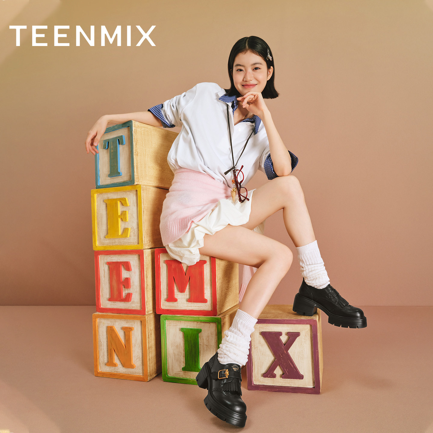 天美意玩具总动员联名胡迪常青藤乐福鞋女新款厚底增高小皮鞋单鞋,淘宝优惠券,粉丝福利购,淘宝优惠卷