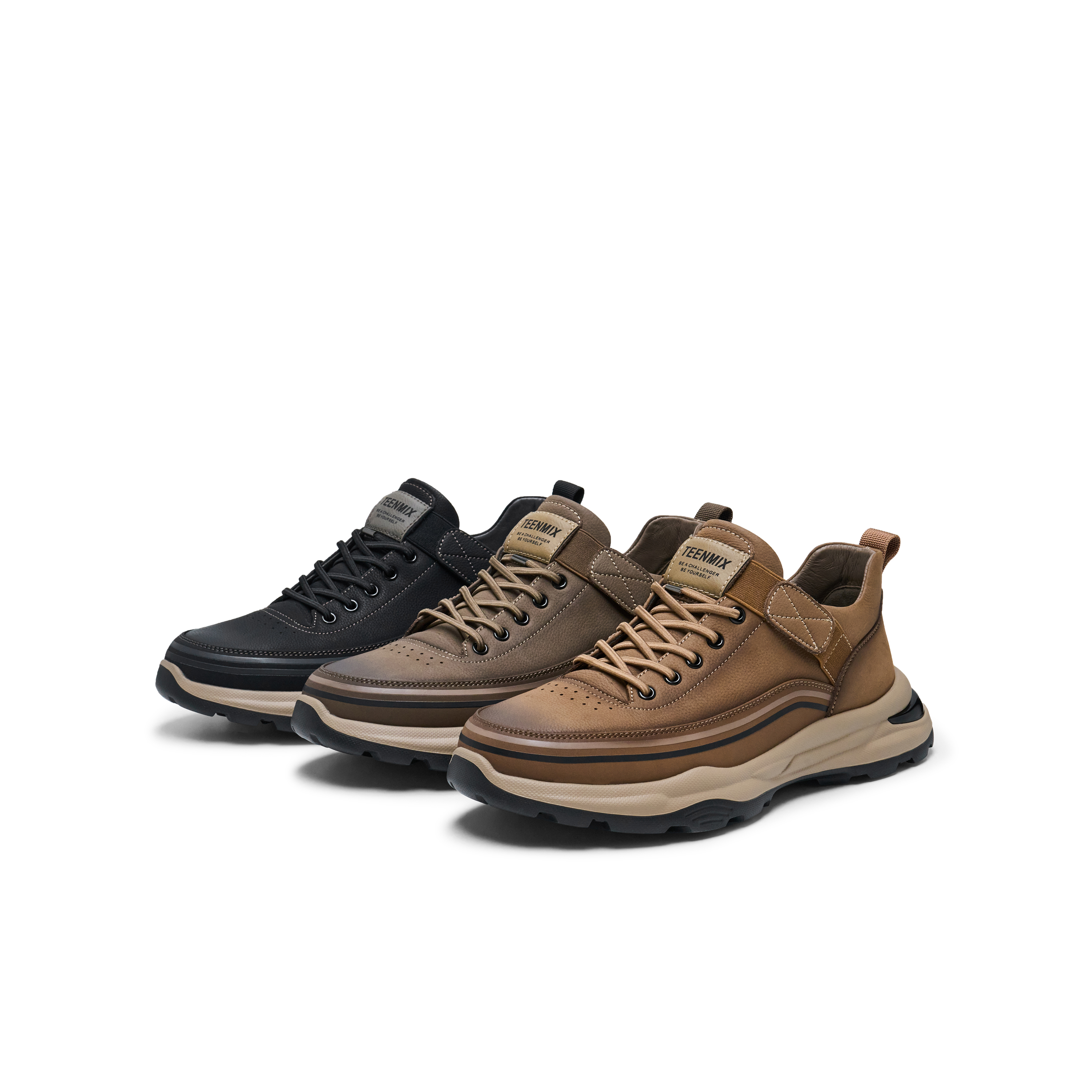 天美意冬新款商场同款英伦复古户外工装鞋男休闲鞋3YA01DM4 - 图3