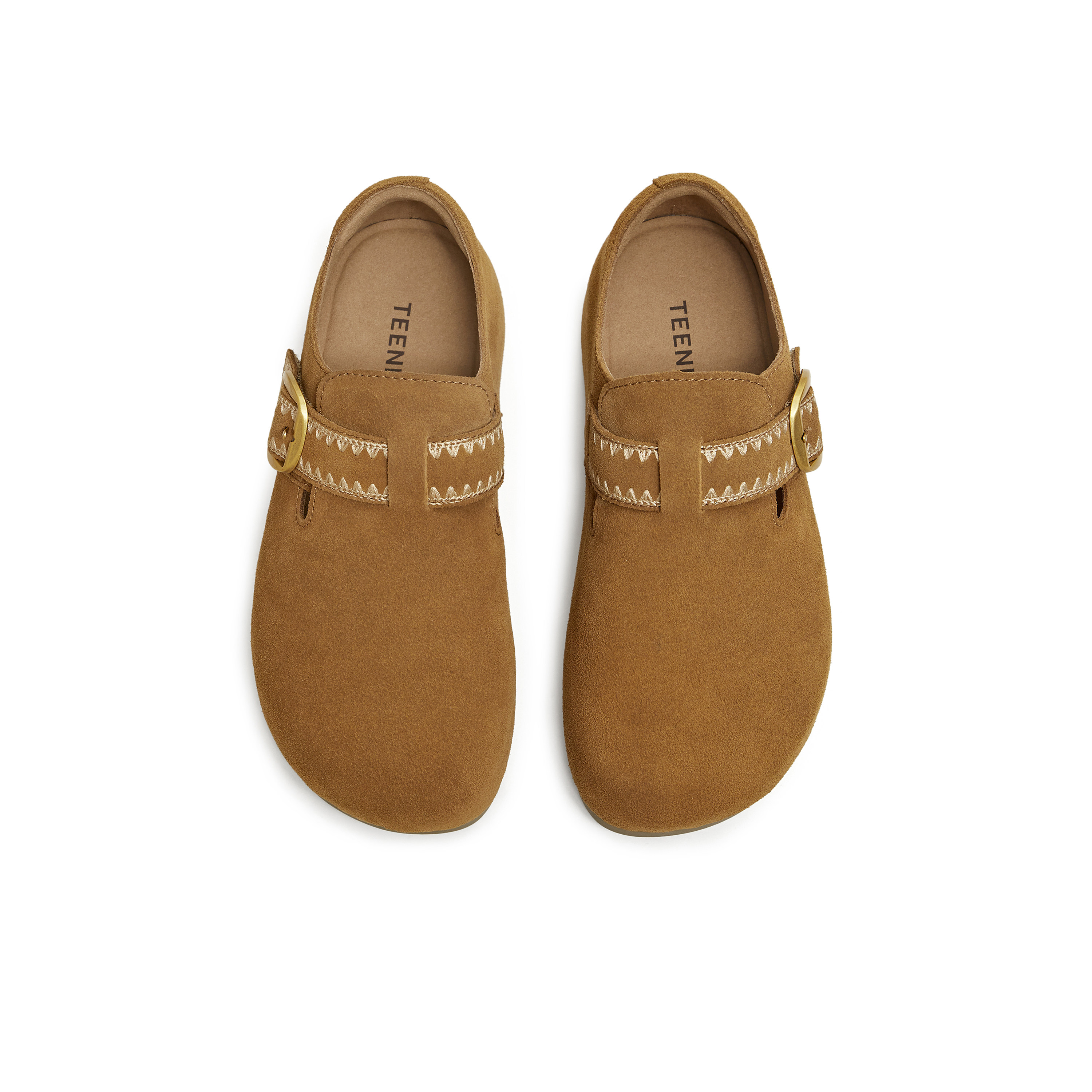 天美意复古厚底全包勃肯鞋女一脚蹬休闲单鞋2026春季新款CBD20AM6,淘宝优惠券,粉丝福利购,淘宝优惠卷