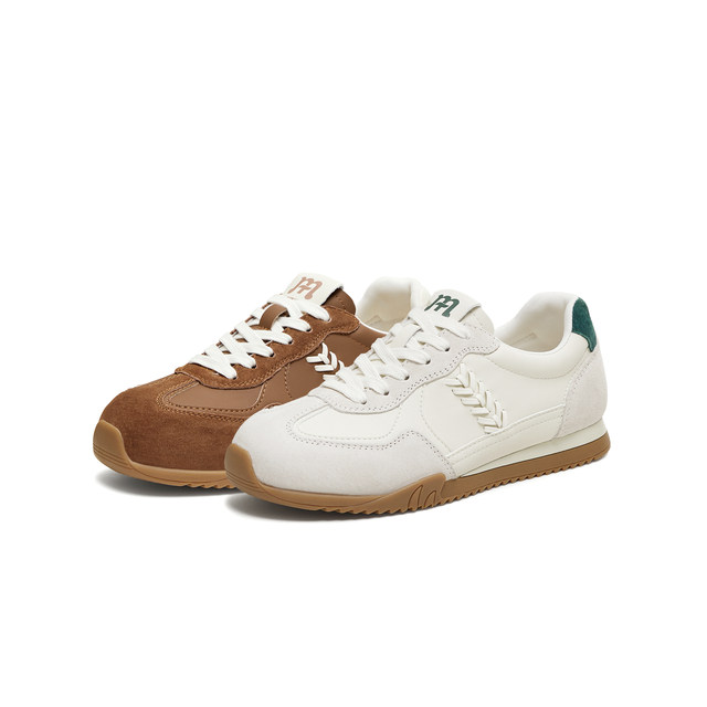 Tianmeiyi Retro Forrest Training Shoes Sports Shoes Women's Casual Shoes White Shoes 2025 Autumn New BL132CM5