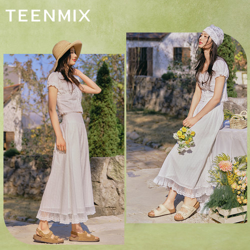 天美意沙发勃肯复古厚底拖鞋女外穿软底沙滩休闲凉鞋2026夏季新款 - 图1