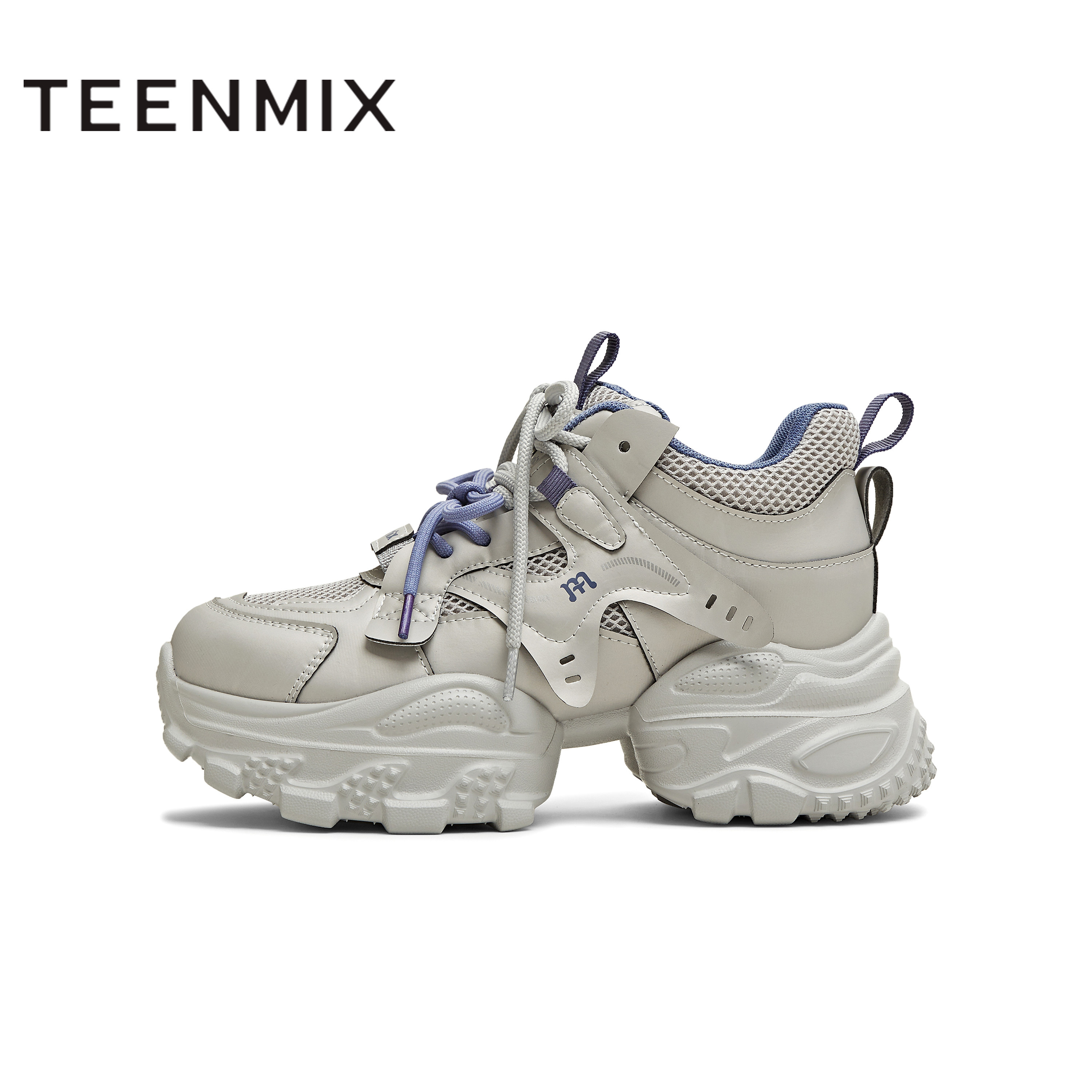 天美意潮酷厚底增高老爹鞋运动鞋女银色休闲鞋2025冬新款BM231DM5,淘宝优惠券,粉丝福利购,淘宝优惠卷