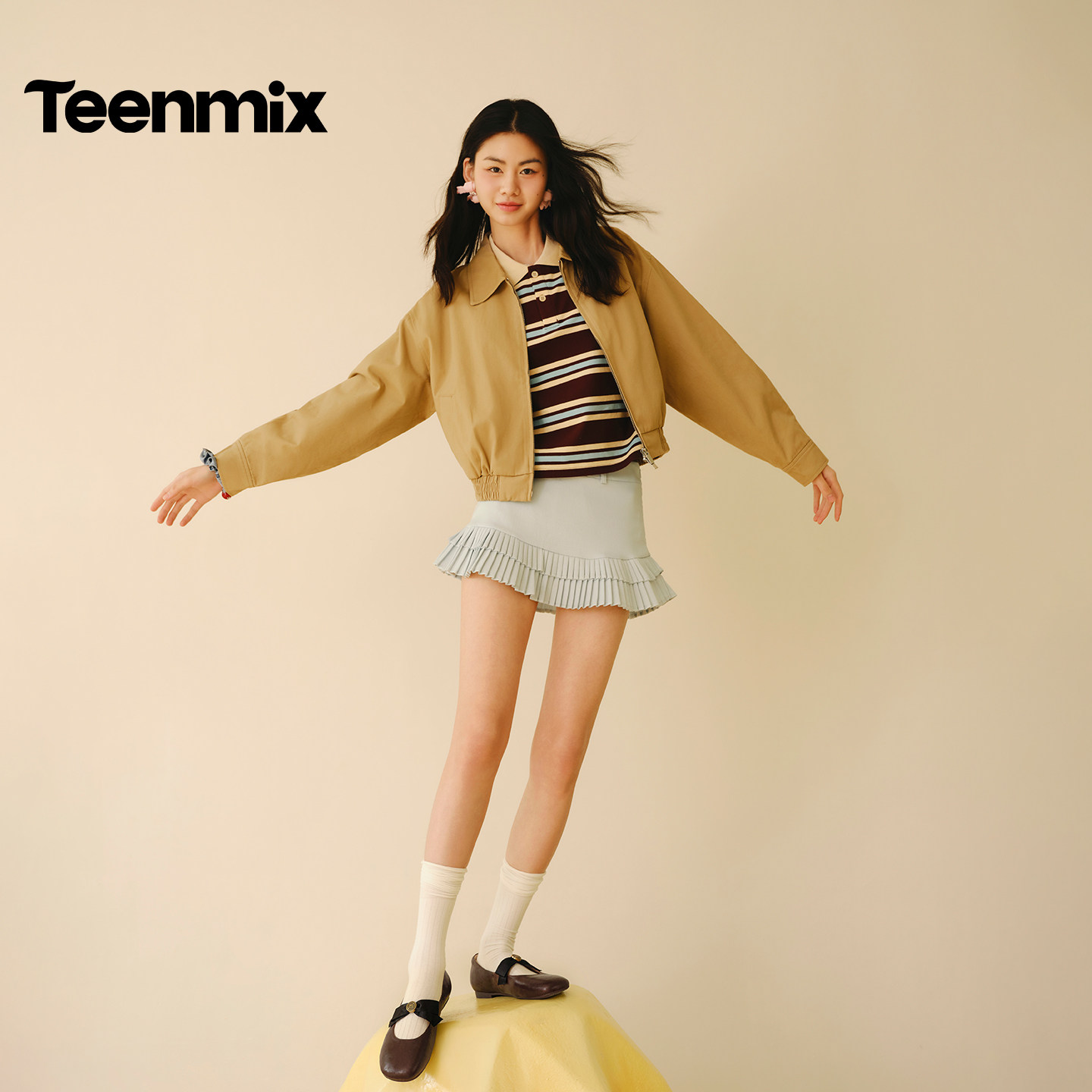 天美意玫瑰软糖复古平底玛丽珍小皮鞋女软底浅口单鞋2026春季新款,淘宝优惠券,粉丝福利购,淘宝优惠卷