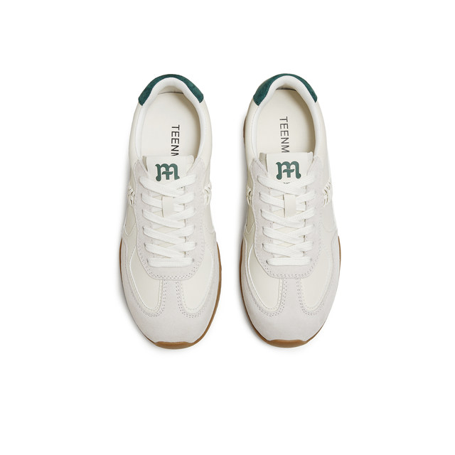 Tianmeiyi Retro Forrest Training Shoes Sports Shoes Women's Casual Shoes White Shoes 2025 Autumn New BL132CM5