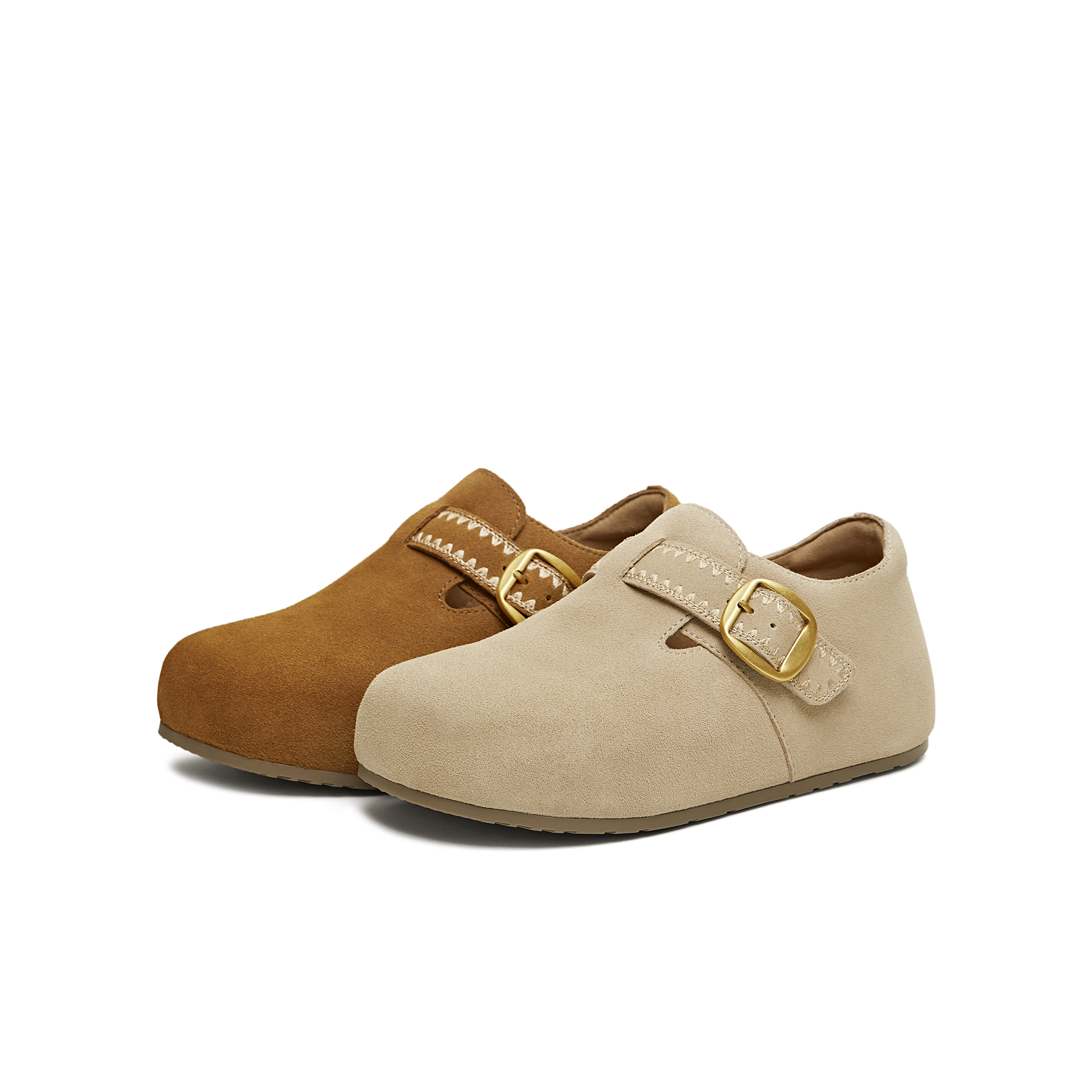 天美意复古厚底全包勃肯鞋女一脚蹬休闲单鞋2026春季新款CBD20AM6,淘宝优惠券,粉丝福利购,淘宝优惠卷