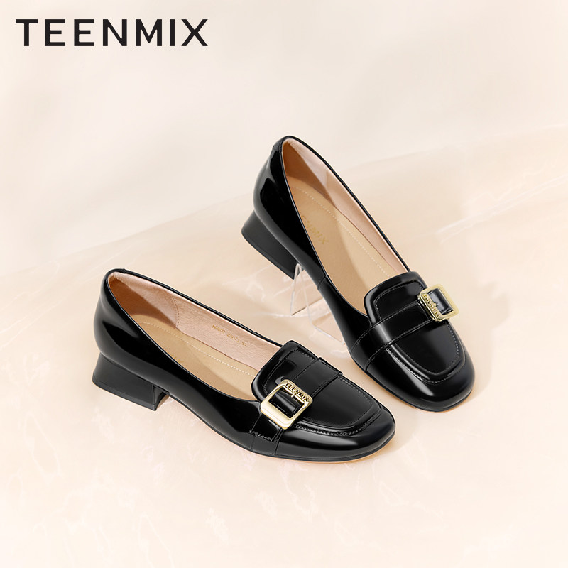  天美意teenmix乐福鞋（豆豆鞋）