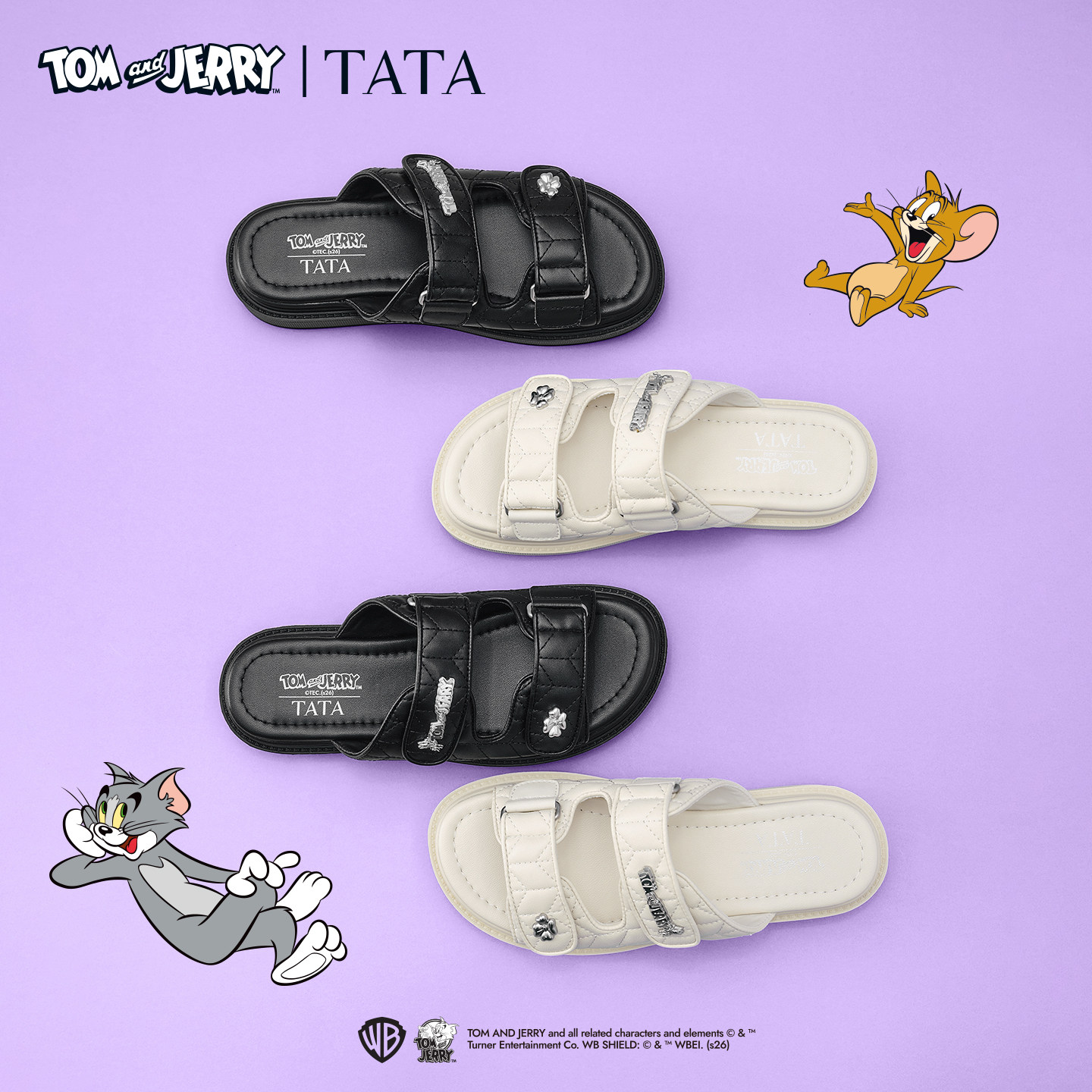 他她猫和老鼠联名波斯喵厚底拖鞋