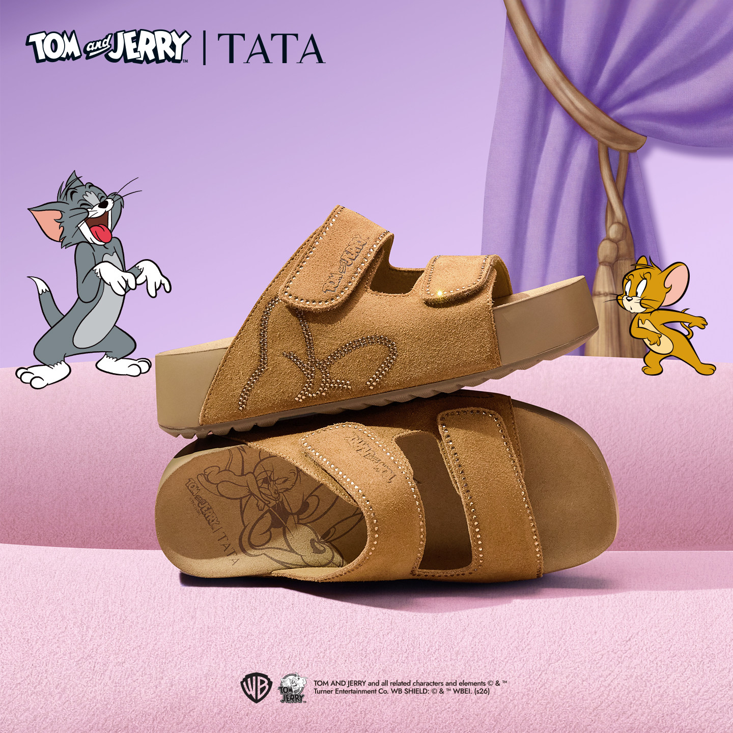 他她猫和老鼠联名阿比喵女鞋拖鞋