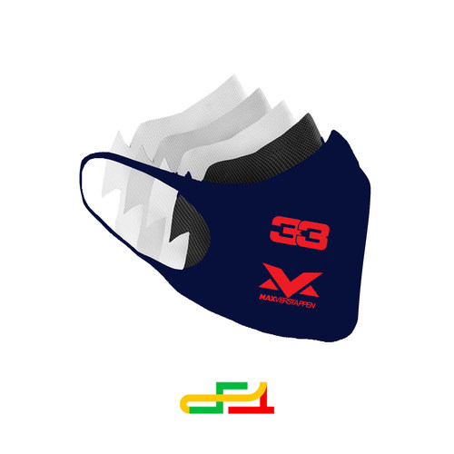redbull红牛车队口罩 2024F1赛车服模型丑潘红牛max同款现货秒发 - 图1