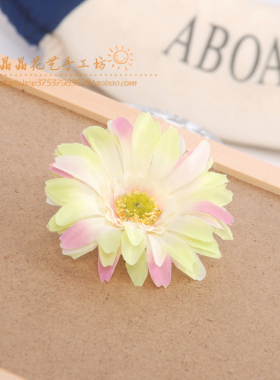 波西米亚风非洲菊海边度假发夹