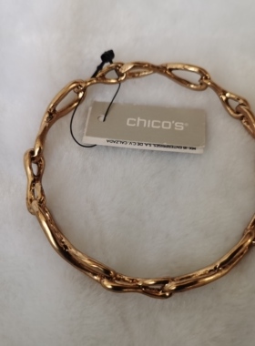 青岛外贸饰品欧美风重工金属质感潮流时尚复古无光金8字扣形手镯