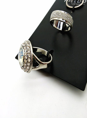 饰品水钻欧美风戒指