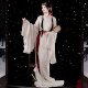 White ancient Hanfu Warring States period original