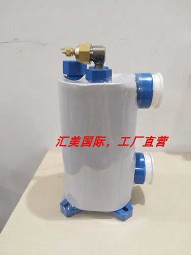 纯钛蒸发器海鲜鱼池鱼缸冷水机钛炮海水淡水制冷机水炮钛桶加热孔 - 图3