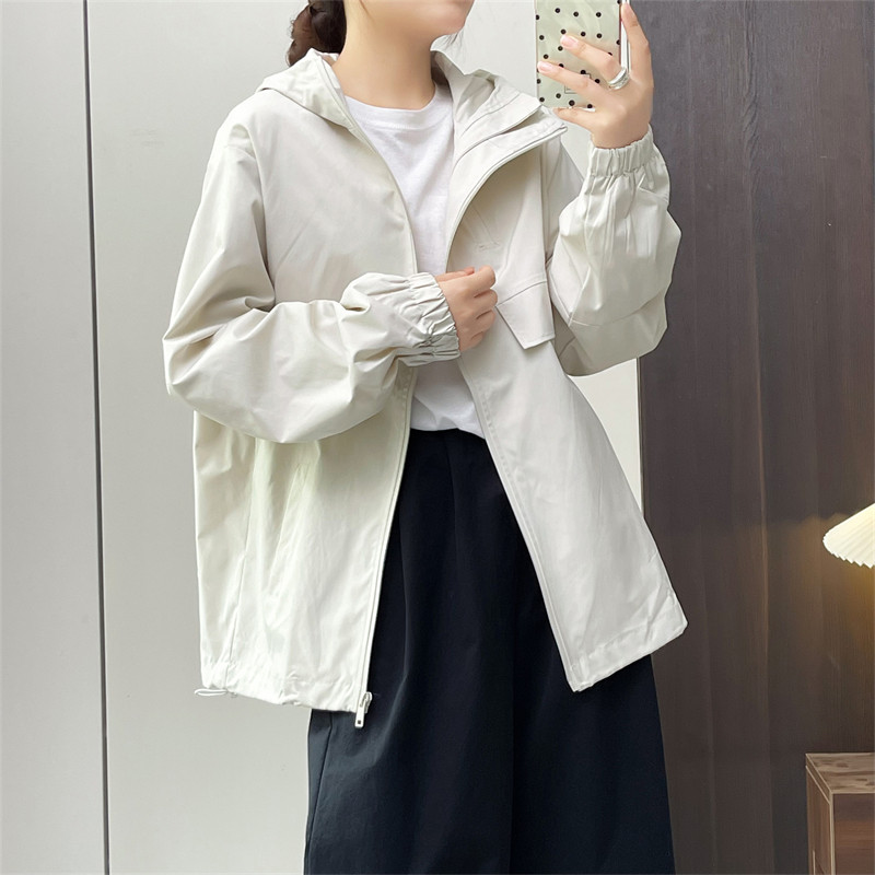 惠衣阁秋季女长袖连帽外套冲锋衣外套韩版宽松休闲短款风衣夹克,淘宝优惠券,粉丝福利购,淘宝优惠卷