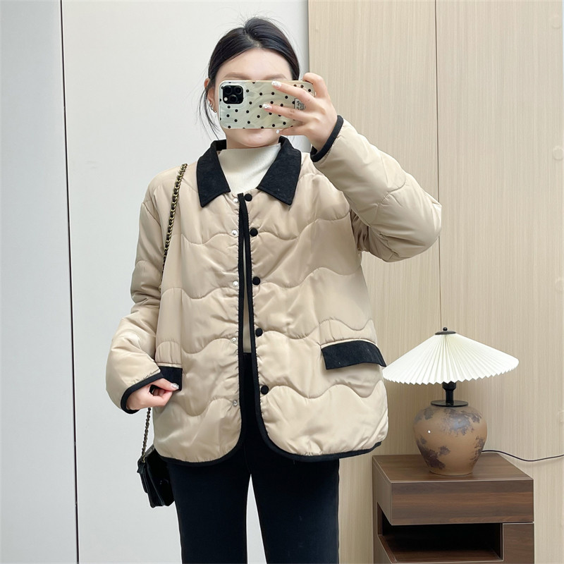 惠衣阁冬女长袖衬衫款棉衣轻薄款棉袄轻便保暖休闲棉服外套可机洗,淘宝优惠券,粉丝福利购,淘宝优惠卷