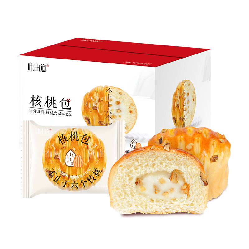 【味出道】核桃包广式糕点800g