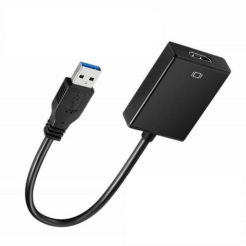 USB3.0转HDMI转换器接口 USB HDMI显示器投影仪扩展多屏 外置显卡 - 图1