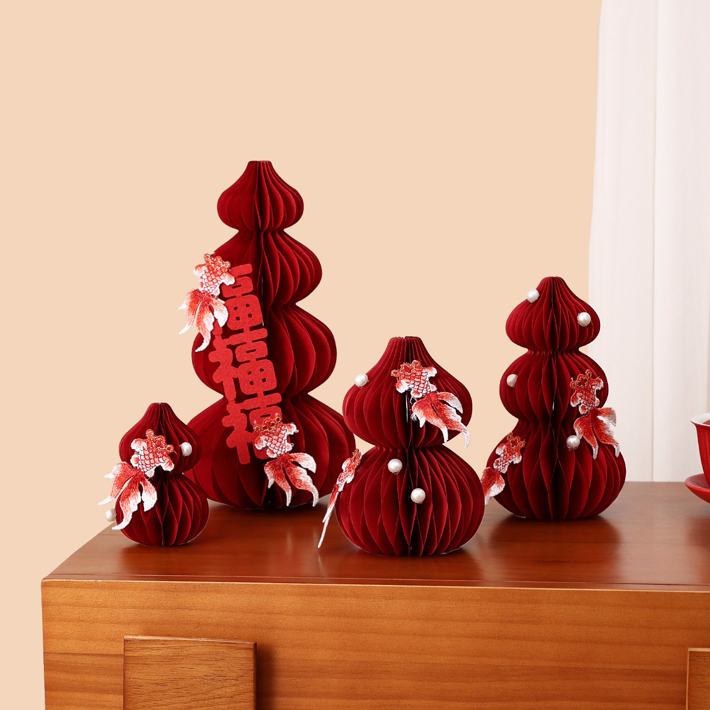 新年装饰布置摆件2026马年新款春节葫芦大小号贺年喜庆桌面摆饰,淘宝优惠券,粉丝福利购,淘宝优惠卷