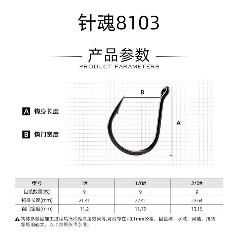 BKK黑金刚8003/8006/8103/8105倒钓钩WACKY软饵钩路亚钩软虫鱼钩-图0