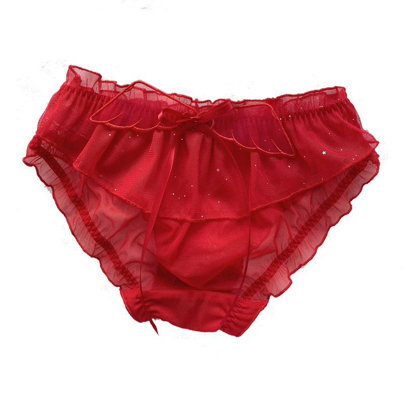 2023日系新款红色内裤女蕾丝本命年纯棉甜美日系牛奶丝少女三角裤,淘宝优惠券,粉丝福利购,淘宝优惠卷
