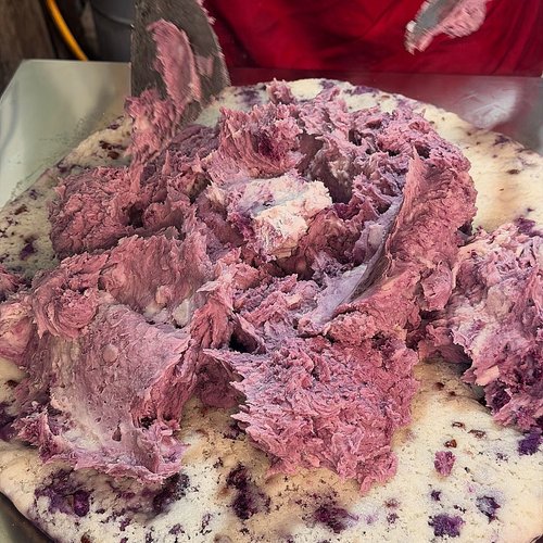 沈阳亚明市场代购山东丁香芋泥紫薯大黄米红枣糯叽叽年糕真空包装 - 图1