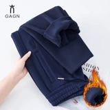 Демисезонные флисовые удерживающие тепло штаны для матери для отдыха, свободный прямой крой, 2024 года