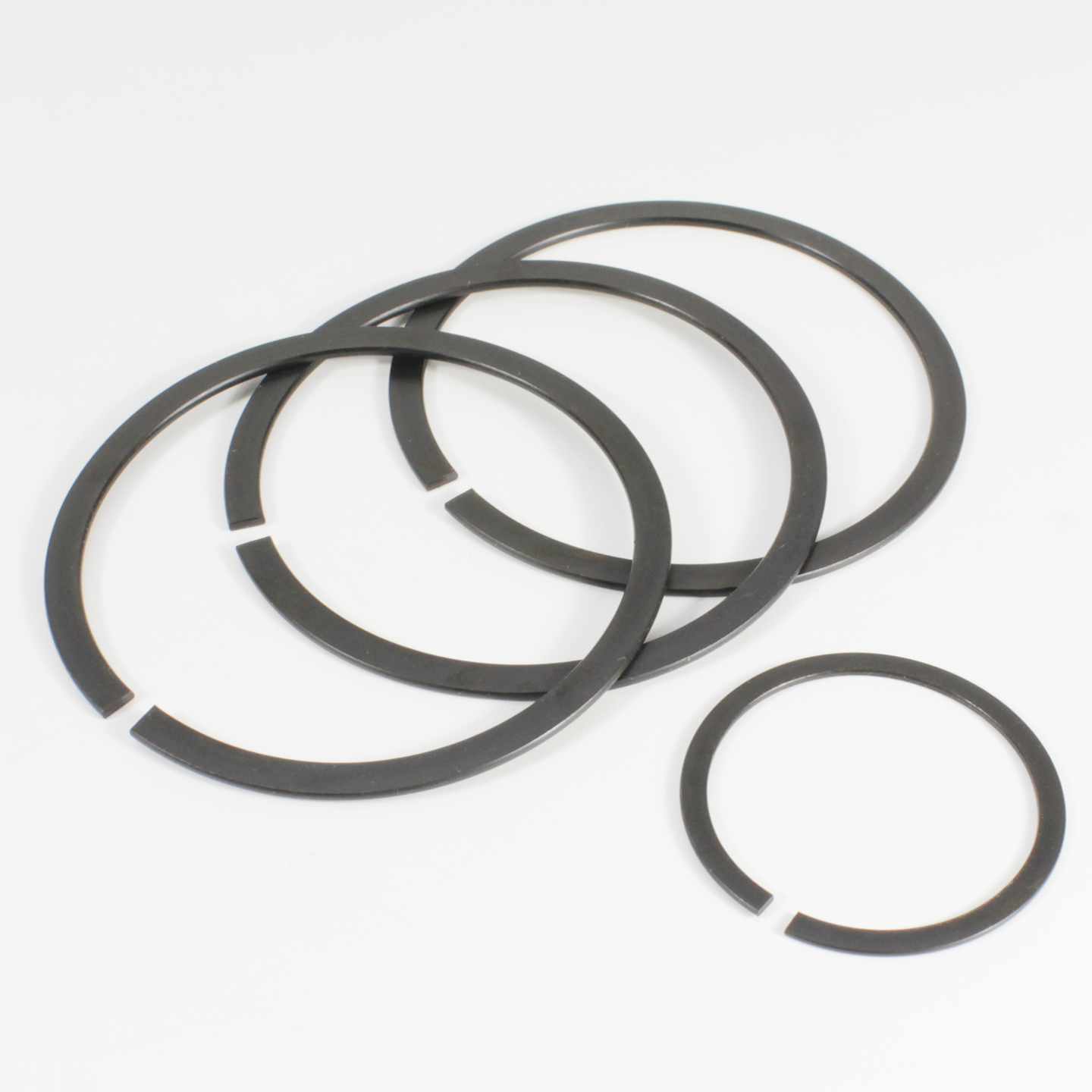 M2400 SW/WR轴用止动环压扁挡圈/无耳卡簧（规格:Φ40-Φ500） - 图1